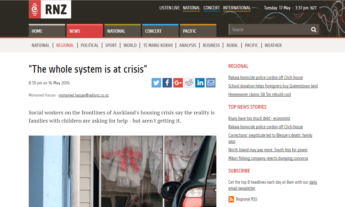 “The whole system is at crisis”