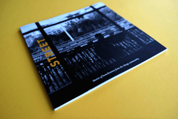 STREET gives voice through words, art and photography to seven people who have lived on the street.